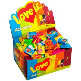 LOVE IS жевательная резинка Микс 4.2гр (100)*20 47149