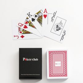 Карты игральные пластиковые «Poker Club», колода 54 шт., 9×6 см, для покера, цвета МИКС 5751344