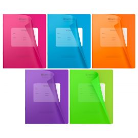 Тетрадь 24л., клетка Berlingo "Color Zone", пластиковая обложка, ассорти PBs_24300