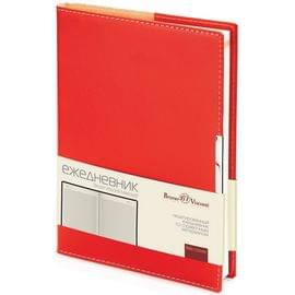 Ежедневник А5 METROPOL (КРАСНЫЙ)3-491/02 389418