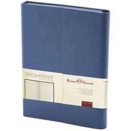 Ежедневник недат. А5, 176л, с магнитным клапаном, WALTZ, синий 3-543/01 994611