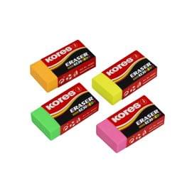 Ластик Kores цветной, 40x21x10mm в дисплей-боксе, цвет в асс 40303 1024555