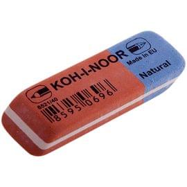 Ластик Koh-I-Noor "Blue Star" 40, скошенный, комбинированный, натуральный каучук, 57*19,5*8мм 6521040021KDRU