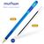 Ручка шариковая MunHwa "MC Gold" синяя, 1,0мм, грип, штрих-код BMC10-02
