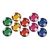 Стразы для творчества КРУГЛЫЕ, ЦВЕТ АССОРТИ, 8мм, 30г, ОСТРОВ СОКРОВИЩ, 661219 661219