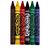 Набор восковых карандашей утолщенные Каляка-Маляка 6 цв. круглые, диаметр 11 мм КВКМ06-Д