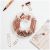 Набор мелкоофисных принадлежностей Meshu "Rose Gold", 89 предметов, розовое золото, пластиковый пенал, европодвес MS_36946