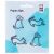 Скрепки фигурные 19мм, Meshu "Cat&Dog ", 4шт., пакет с европодвесом MS_41593