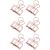 Зажимы для бумаг 32мм, MESHU "Rose Gold", 4шт., пакет с европодвесом MS_41597