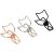 Зажимы для бумаг 33мм, Meshu "Cute Cats", 6шт., ассорти, бокс с европодвесом MS_41599