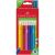 Карандаши цветные Faber-Castell "Jumbo" 10цв., трехгран., заточен., картон, европодвес, с точилкой 116510