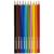 Карандаши цветные Faber-Castell "Jumbo" 10цв., трехгран., заточен., картон, европодвес, с точилкой 116510