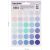 Наклейки бумажные MESHU "Trecker dots blue", 12*18см, 30 наклеек, европодвес MS_41673