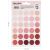 Наклейки бумажные MESHU "Trecker dots pink", 12*18см, 30 наклеек, европодвес MS_41675