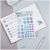 Наклейки бумажные MESHU "Beauty planner blue", 12*18см, 47 наклеек, европодвес MS_41679
