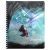 Тетрадь Copybook, 80 л. клетка, арт. 61247/ АНИМЕ /165х203 мм, гребень по длинной стороне, мелованный картон 190 г/м², полноцветная печать, обложка - печать по фольге, выборочный ТВИН УФ-лак, 61247