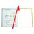 Набор закладок для книг 12*376мм (ляссе с клеевым краем), ДПС, 06шт., красный 2921-102