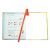 Набор закладок для книг 12*376мм (ляссе с клеевым краем), ДПС, 06шт., оранжевый 2921-111