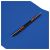 Папка с пружинным скоросшивателем СТАММ А4, 14мм, 500мкм, пластик, синяя ММ-32221