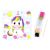 Аппликация из песка ТРИ СОВЫ "Единорог", с раскраской, пакет с европодвесом ФП_47846