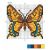 Вышивка "Бабочка" (с пяльцами) 00337 00337