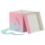 Коробка складная подарочная MESHU "Duotone. Mint-Pink gradient", (15*15*15см), с лентой MS_54170