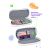 Пенал 1 отделение, 1 карман, 220*95*50 Berlingo "Digital square", полиэстер, откидная планка PM09249