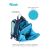 Ранец Först F-Top "Blue hedgehog" 36*28*15см, 2 отделения, 2 кармана, анатомическая спинка FT-RY-010503