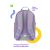 Рюкзак Berlingo Street Style "Grape", 41*28*17см, 3 отделения, 2 кармана, уплотненная спинка RU09151