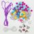 Набор BEADS SET для творчества ЕДИНОРОГИ, 150 бусин, 6 метал. шармов, резинка, BRAUBERG KIDS, 664699 664699