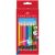 Карандаши цветные стираемые Faber-Castell, 12цв., заточен., картон, европодвес 116612