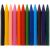 Мелки пластиковые Faber-Castell "Grip", 12цв., трехгранные, картон, европодвес 122520