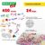 Набор BEADS SET для творчества и рукоделия, 450 бусин, 24 вида, нить, BRAUBERG KIDS, 664695 664695