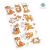 Наклейки объемные MESHU "Cute dog", 10*24см, 16 наклеек, инд. уп., европодвес MS_36951