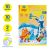 Фетр Мульти-Пульти, А4, 10л., 10цв., 2мм, перфорированный, "Енот в волшебном мире" ФЦ10п_38696