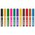 Фломастеры Luxor "ColourMaxx", 12цв., ароматизированные, смываемые, ПВХ, европодвес 3065/Box 12