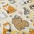 Наклейки объемные MESHU "Forest animals", 10*23см, пакет европодвес MS_57649