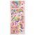 Наклейки гелевые MESHU "Rainbow unicorn", 10*23см, пакет европодвес MS_57667