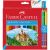 Карандаши цветные Faber-Castell "Замок", 24цв., шестигр., заточ.+6цв.+точилка, картон, европодвес 110324