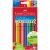 Карандаши цветные Faber-Castell "Jumbo Grip", 12цв., трехгран., утолщен., заточен., картон, европодв 110912
