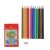 Карандаши цветные Faber-Castell "Jumbo Grip", 12цв., трехгран., утолщен., заточен., картон, европодв 110912