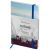 Записная книжка А6 80л. ЛАЙТ, кожзам, Greenwich Line "New city", с резинкой, тиснение фольгой, блок в клетку NA6_50487