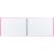 Блокнот А5 60л. на гребне BG "Neon", розовая пластиковая обложка, тиснение фольгой Б5гр60_пл 62088