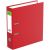 Папка-регистратор СТАММ "Стандарт", 70мм, бумвинил, с карманом на корешке, красная ММ-31826
