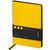 Записная книжка А5 80л., кожзам, Berlingo "Fuze", цветной срез, желтый NB0_87509