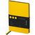Записная книжка А6 80л., кожзам, Berlingo "Fuze", черный срез, желтый NB0_87609