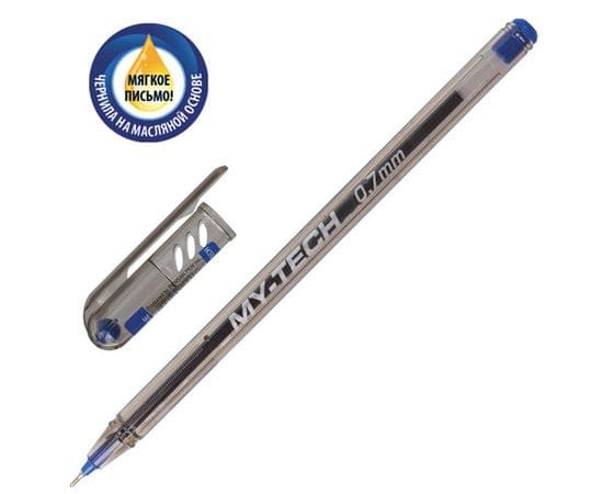 Ручка шариковая масляная PENSAN My-Tech, СИНЯЯ, игольчатый узел 0,7мм, линия 0,35мм, 2240 141595