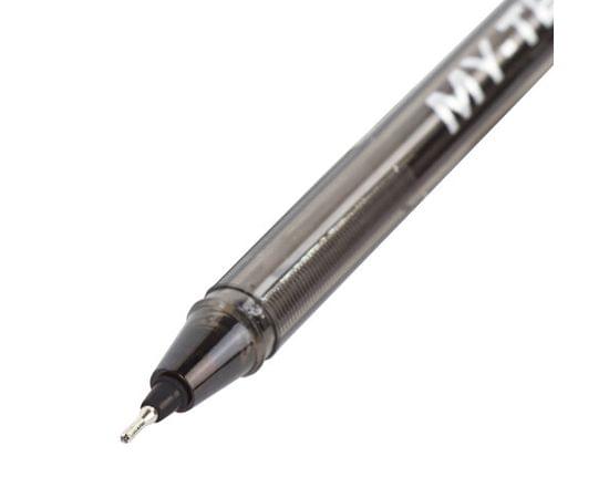 Ручка шариковая масляная PENSAN My-Tech, ЧЕРНАЯ, игольчатый узел 0,7мм, линия 0,35мм, 2240/25 143383