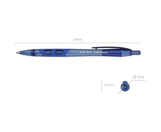 Ручка шариковая автоматическая Erich Krause "XR-30" синяя, 0,7мм, грип 17721