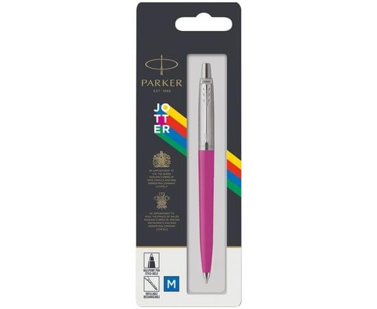Ручка шариковая Parker "Jotter Magenta CT", синяя, 1,0мм, кнопочн., пластик. корпус, блистер 2075996